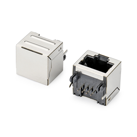 RJ45 母座 LCP黑色